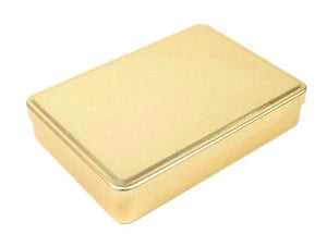 Nickel Plated Yellow Aluminum Korean Lunch Box with Lid 양은 도시락, Aluminum - eKitchenary