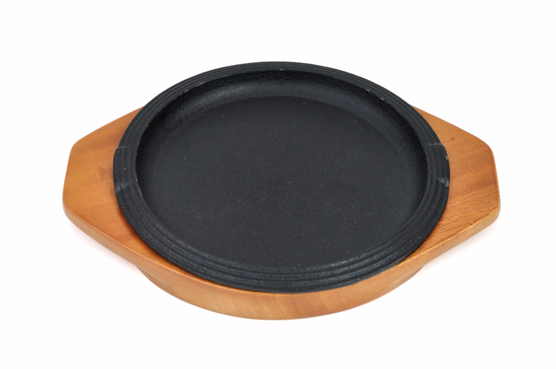 Korean Cast Iron Barbecue Sizzling Plate, Round 원형 무쇠 판, Cast Iron - eKitchenary