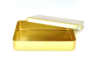Nickel Plated Yellow Aluminum Korean Lunch Box with Lid 양은 도시락, Aluminum - eKitchenary