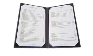 Menu Covers with Corner Pockets (Leather-like), Tabletop - eKitchenary