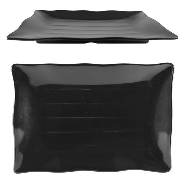 Melamine Classic Rectangular Plate (12 Pack), Tabletop - eKitchenary