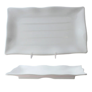 Melamine Classic Rectangular Plate (12 Pack), Tabletop - eKitchenary