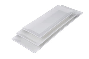 Melamine Classic Rectangular Plate (12 Pack), Tabletop - eKitchenary