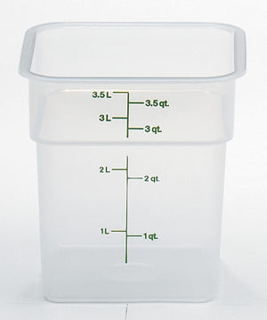 Cambro Square Translucent Container, Food Container - eKitchenary