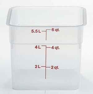 Cambro Square Translucent Container, Food Container - eKitchenary