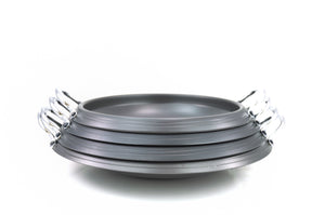 Anodized Aluminum Wok 경질 신형 정골 냄비, Aluminum - eKitchenary