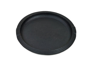 Korean Cast Iron Barbecue Sizzling Plate, Round 원형 무쇠 판, Cast Iron - eKitchenary