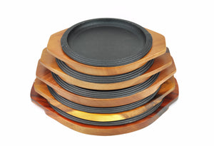 Korean Cast Iron Barbecue Sizzling Plate, Round 원형 무쇠 판, Cast Iron - eKitchenary