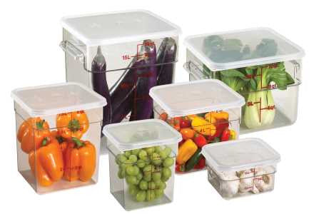 Cambro Square Clear Container, Food Container - eKitchenary