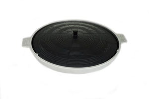 Traditional Korean Iron Lid Grill Plate with Base, So Tukung (소뚜껑),  - eKitchenary