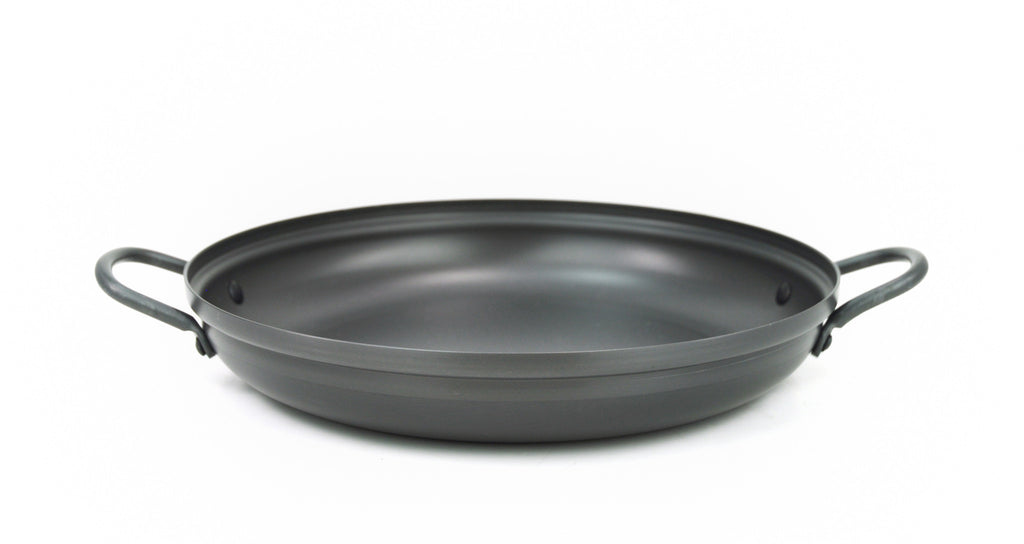 Anodized Aluminum Korean Stew Pot, Low 경질 낮은 전골 냄비, Aluminum - eKitchenary