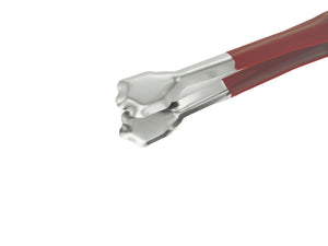 Stainless Steel Tongs with Coated Red Handle (코팅 얼음 집게), Kitchen Tools - eKitchenary