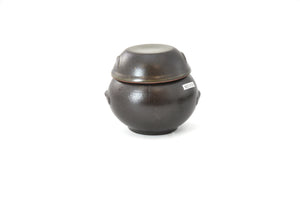 Korean Mini Clay Jar with Lid, Hangari 항아리 (Mini), Clay - eKitchenary