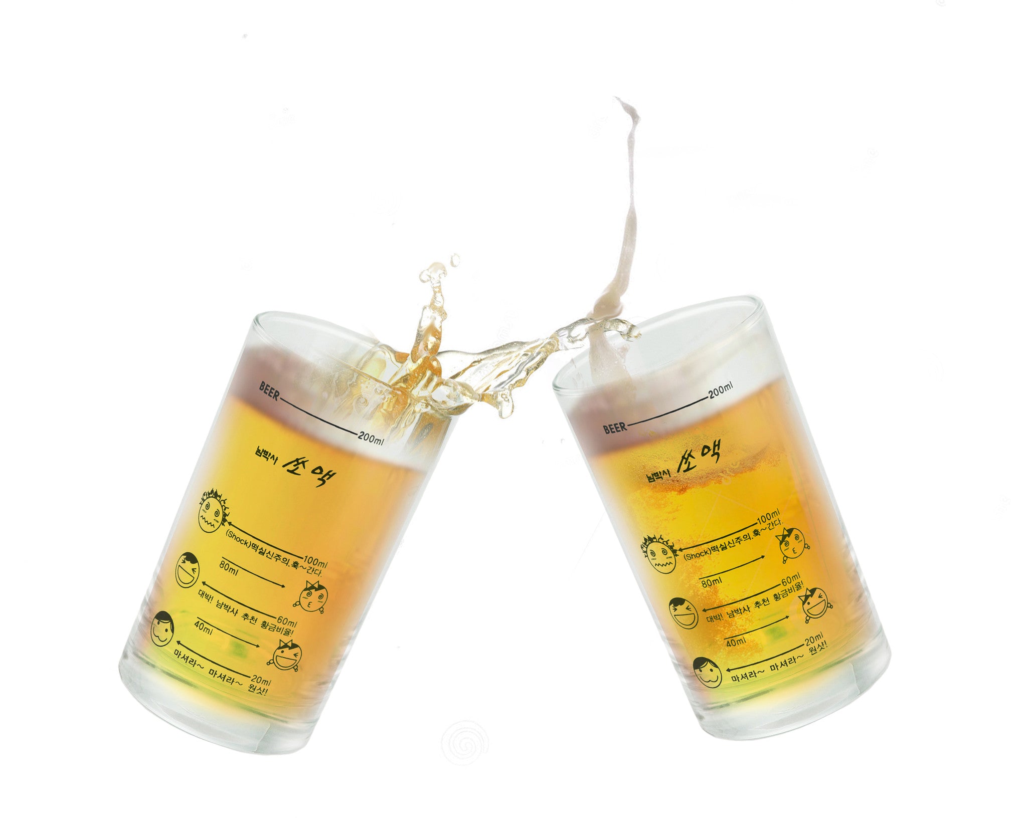 Somaek Beer Glass, 6-Pack (소맥 잔), Glassware - eKitchenary