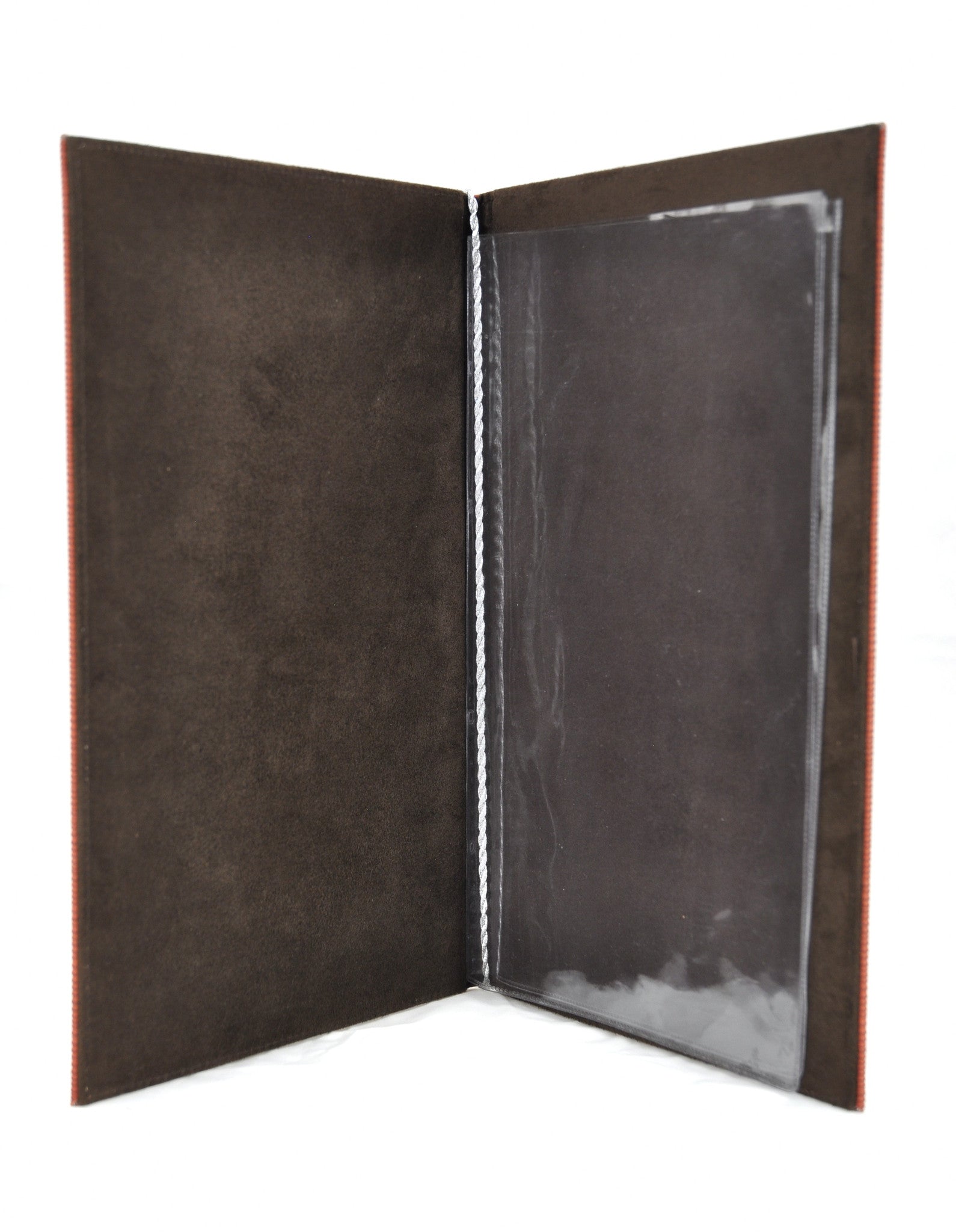 Menu Book with Leather Texture, Tabletop - eKitchenary