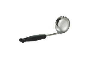 Stainless Steel Serving Ladle with Plastic Handle (국자), Kitchen Tools - eKitchenary