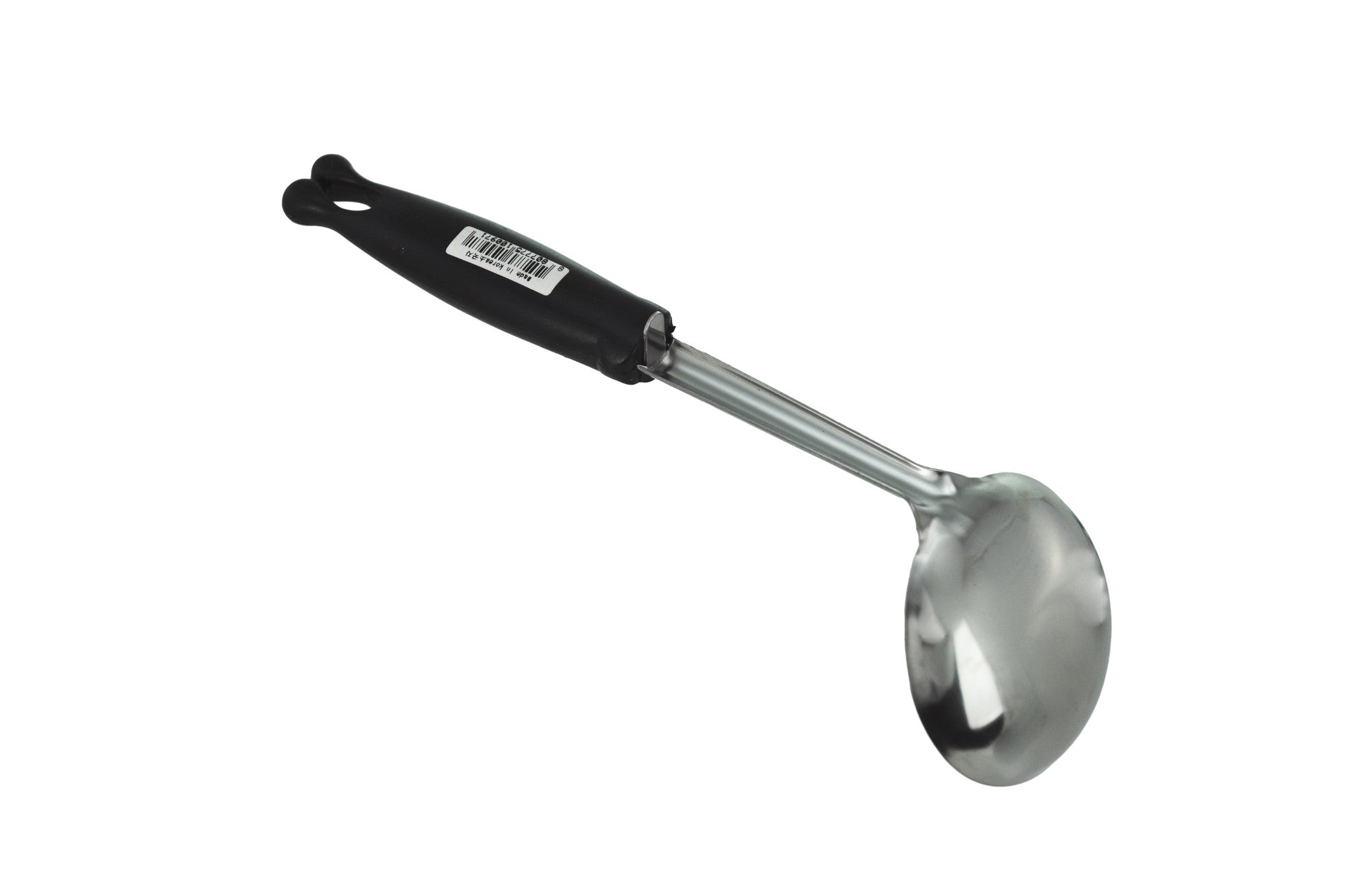 Stainless Steel Serving Ladle with Plastic Handle (국자), Kitchen Tools - eKitchenary