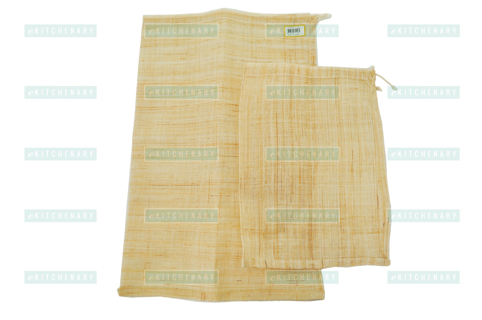 Mesh Straining Hemp Pouch, Coarse 삼베 주머니, Kitchen Tools - eKitchenary