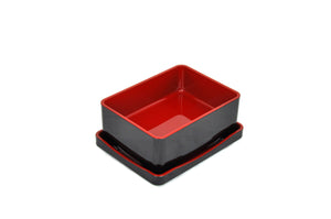 Melamine Lacquer Unagi Box with Lid, Melamine - eKitchenary