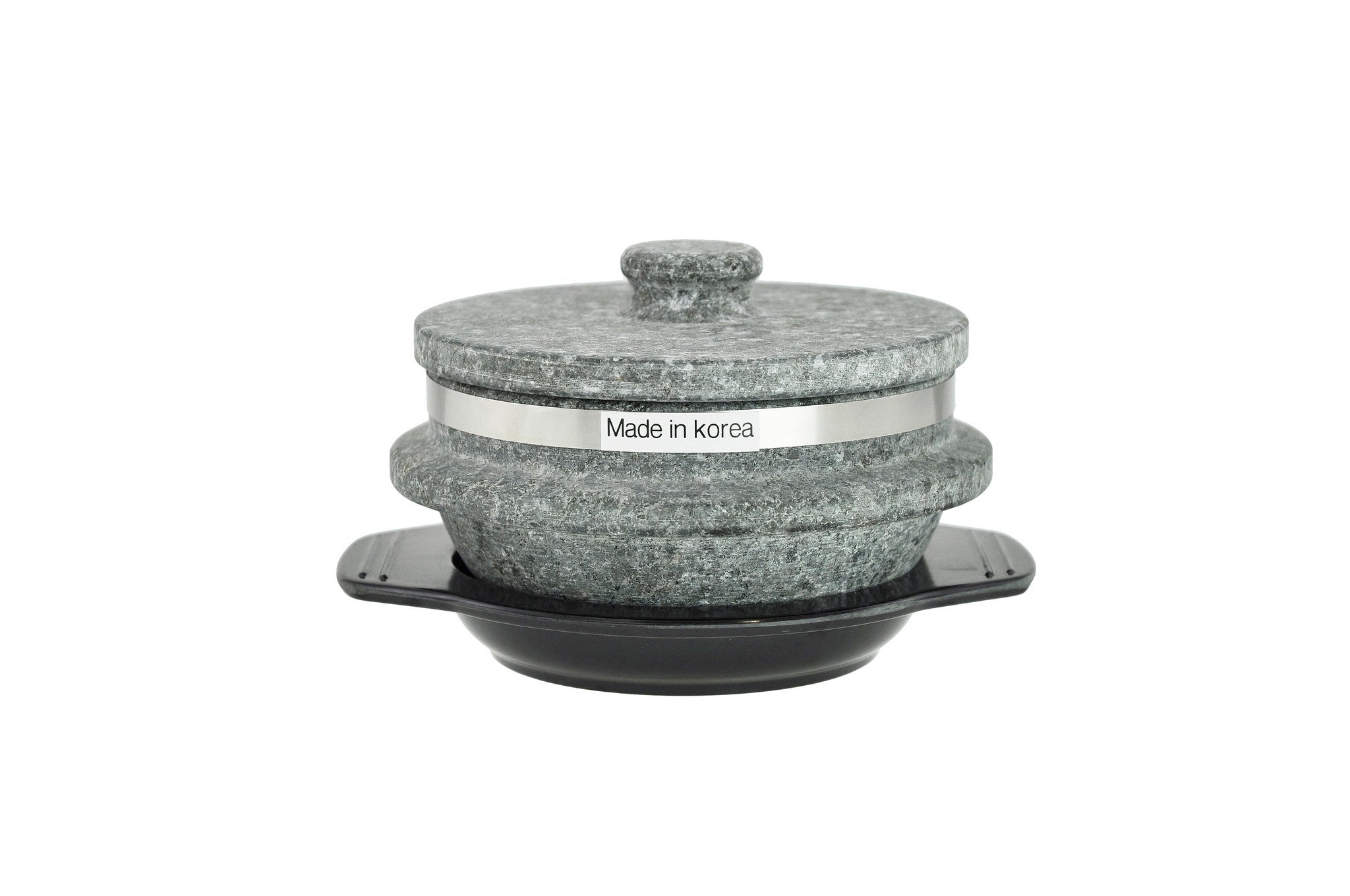 Melamine Black Bases for Korean Stone & Clay Pots (Case-25pcs), Melamine - eKitchenary