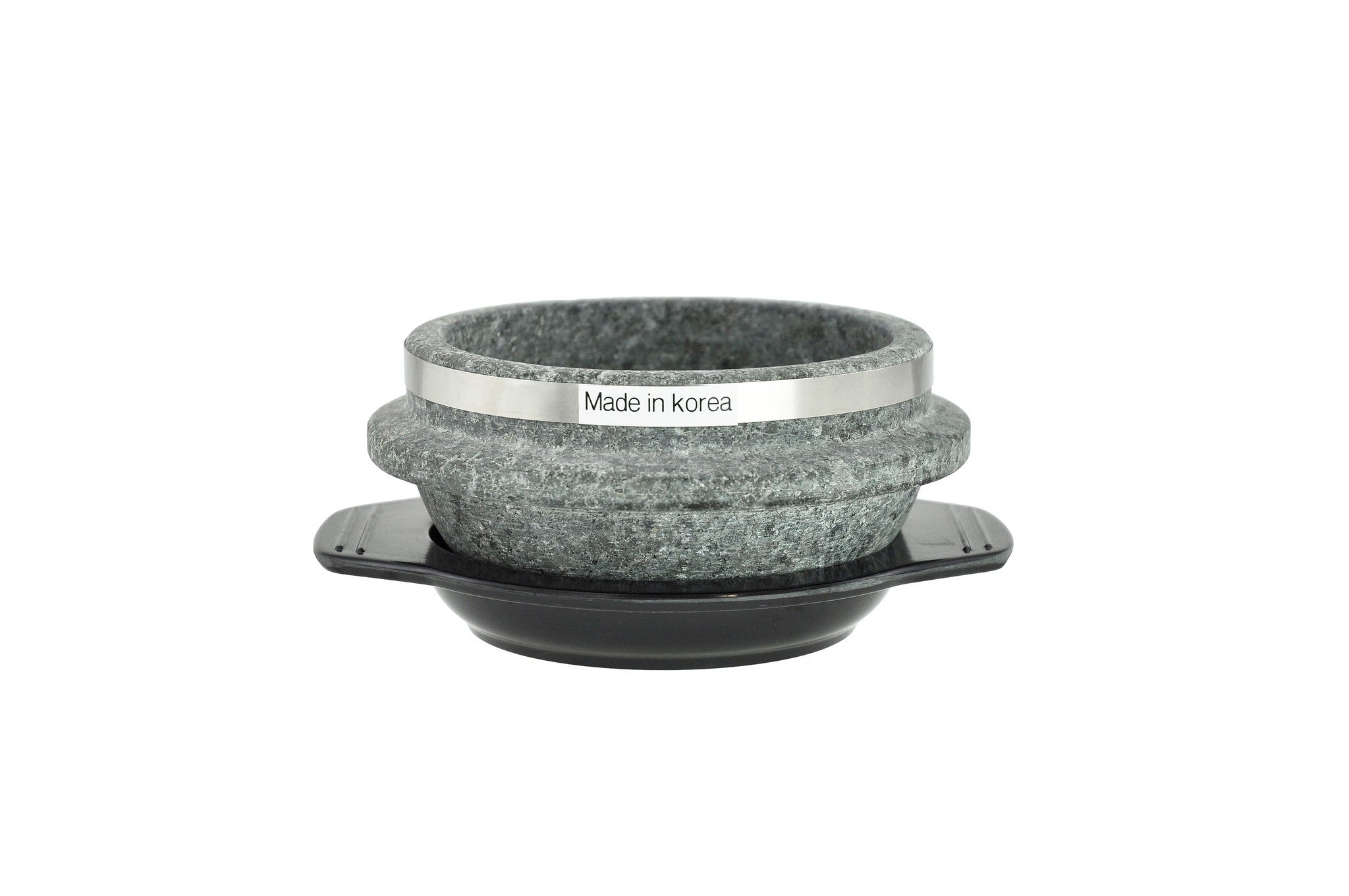 Melamine Black Bases for Korean Stone & Clay Pots (Case-25pcs), Melamine - eKitchenary