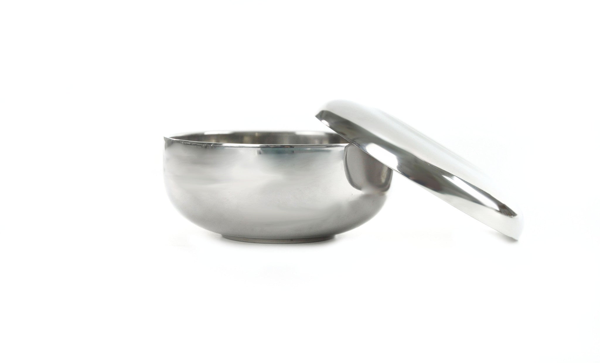 Stainless Steel Rice Bowl with Lid, Stainless Steel - eKitchenary