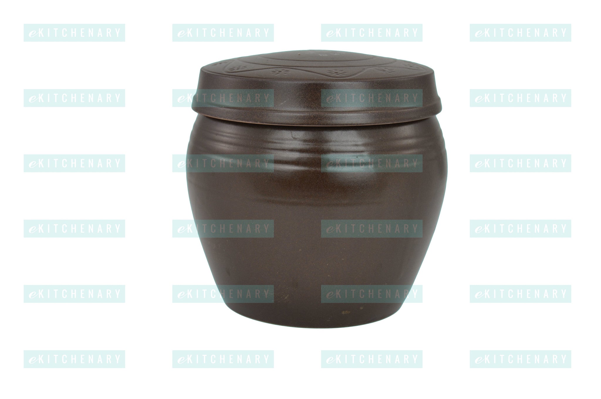 Korean Clay Jar with Lid, Hangari 항아리 (Modern), Clay - eKitchenary
