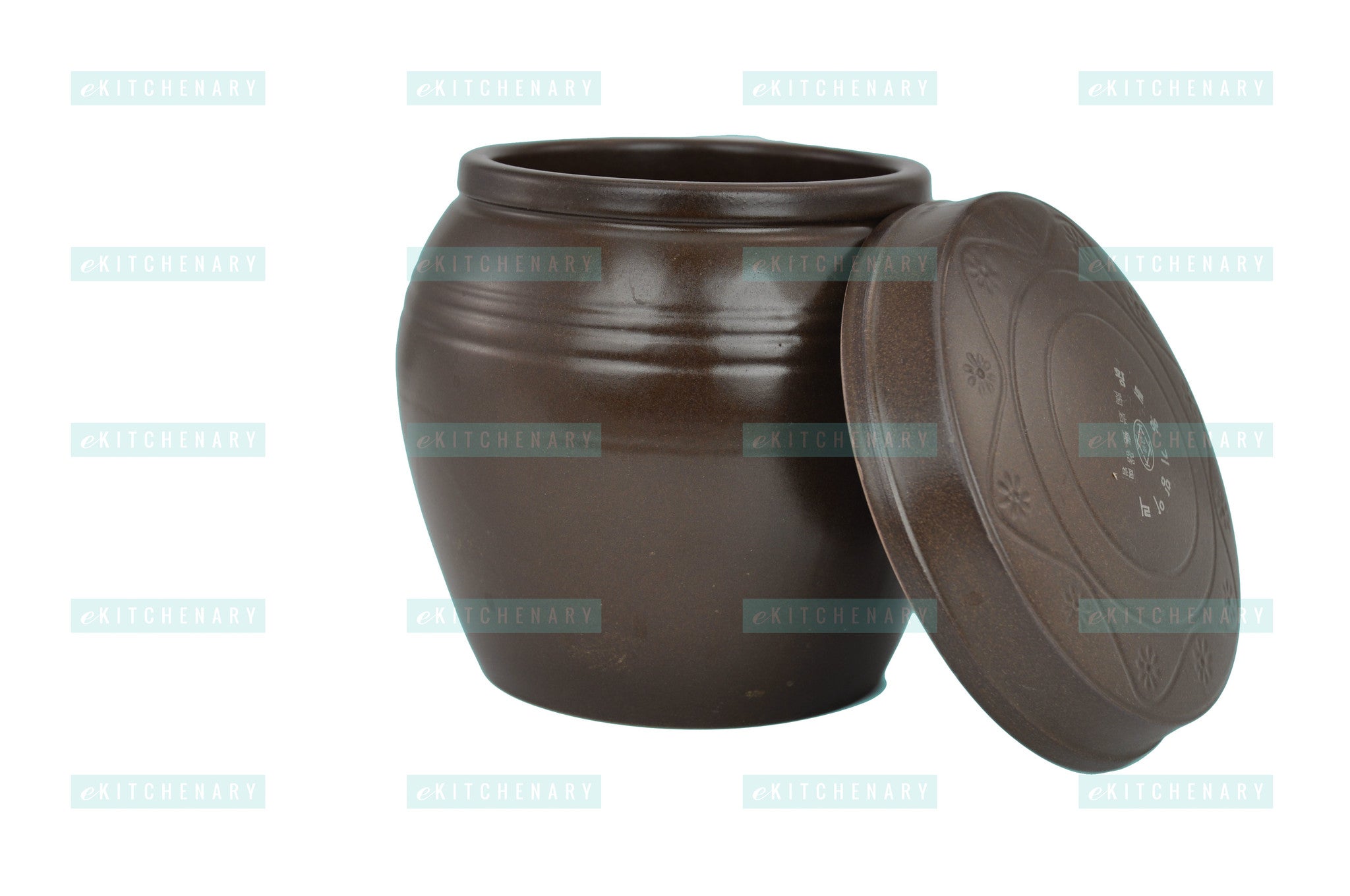 Korean Clay Jar with Lid, Hangari 항아리 (Modern), Clay - eKitchenary