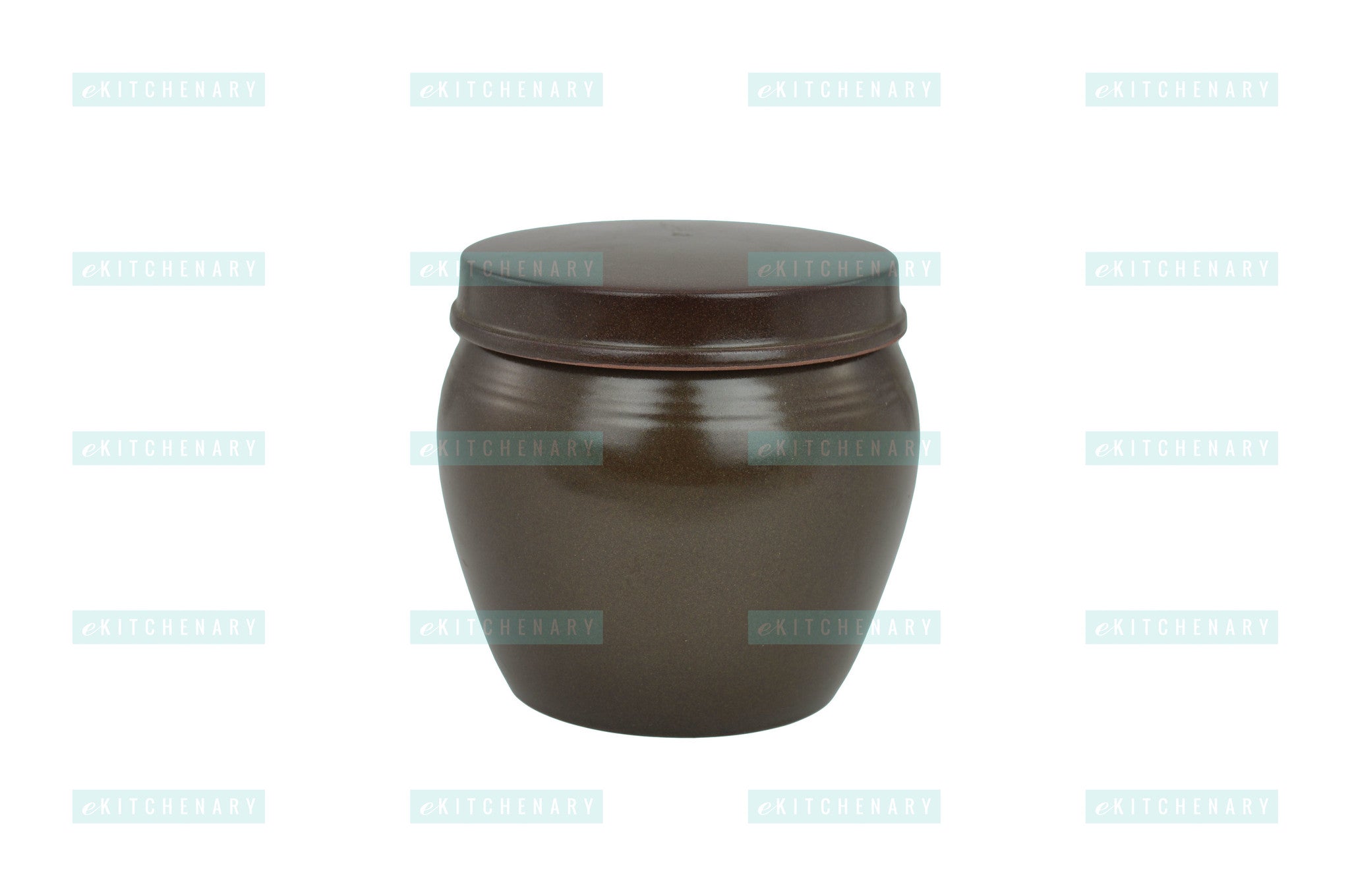 Korean Clay Jar with Lid, Hangari 항아리 (Modern), Clay - eKitchenary