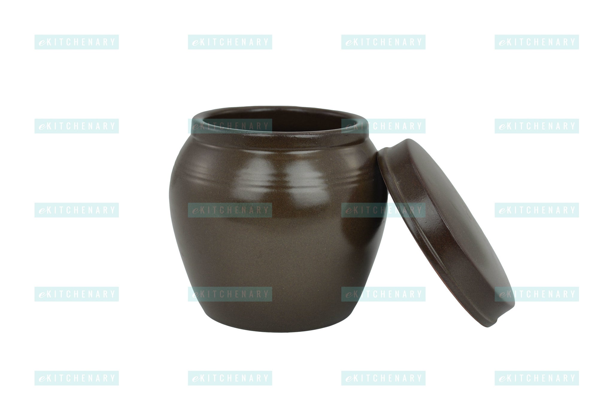 Korean Clay Jar with Lid, Hangari 항아리 (Modern), Clay - eKitchenary