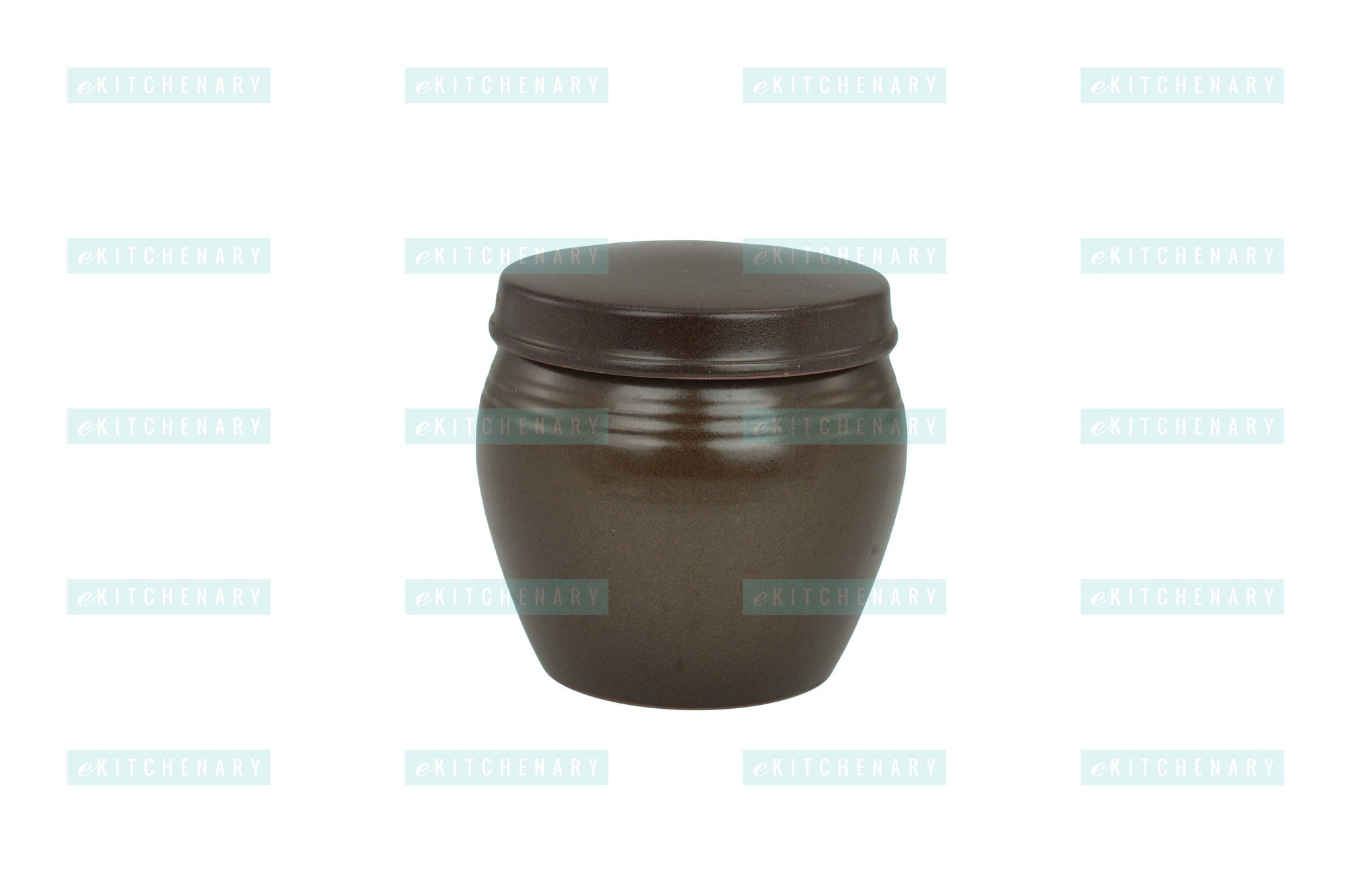 Korean Clay Jar with Lid, Hangari 항아리 (Modern), Clay - eKitchenary