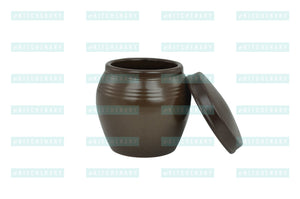 Korean Clay Jar with Lid, Hangari 항아리 (Modern), Clay - eKitchenary