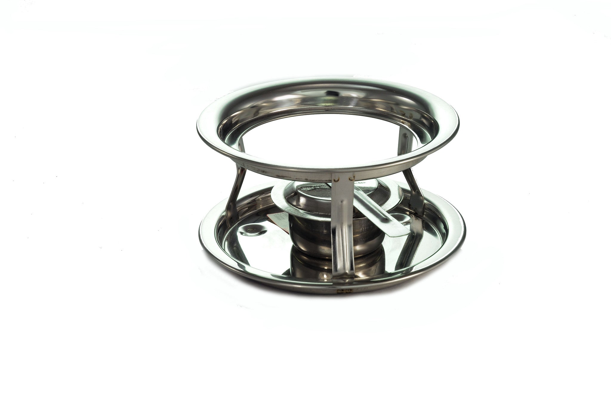 Nickel Plated Yellow Aluminum Korean Pot with Lid 양은 냄비, Aluminum - eKitchenary