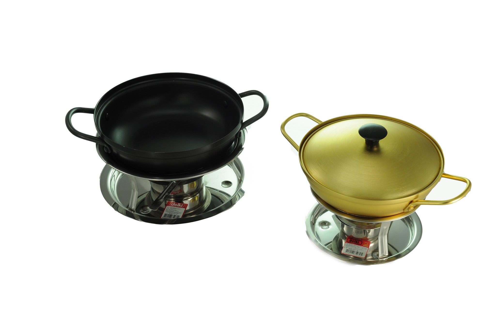 Nickel Plated Yellow Aluminum Korean Pot with Lid 양은 냄비, Aluminum - eKitchenary
