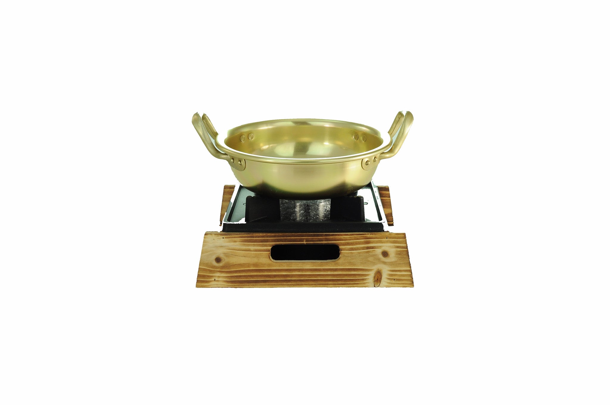 Nickel Plated Yellow Aluminum Korean Pot, High 양은 높은 냄비, Aluminum - eKitchenary