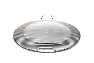 Stainless Steel Korean Bbq Grate with Handles, Stainless Steel - eKitchenary