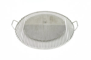Stainless Steel Korean Bbq Grate with Handles, Stainless Steel - eKitchenary