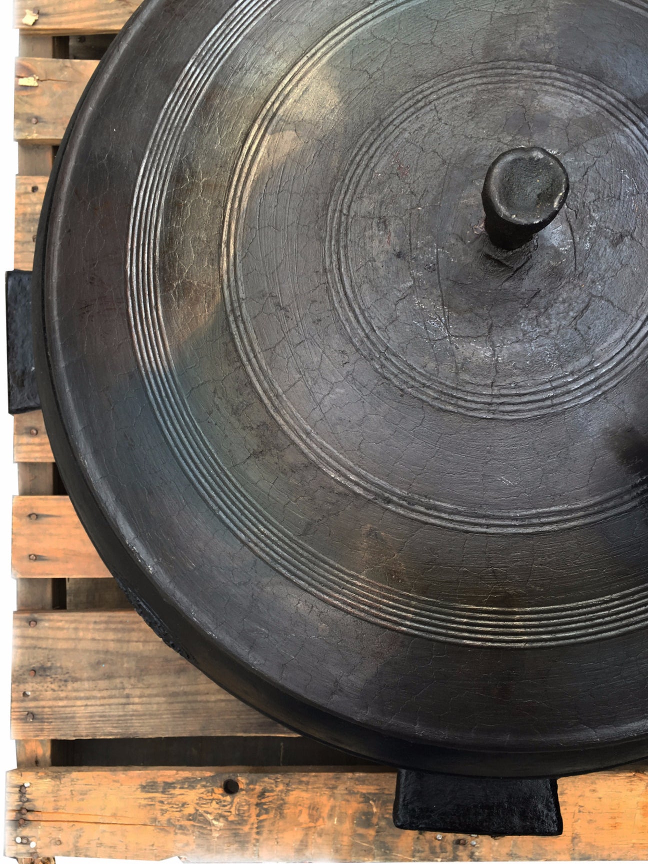 Korean Cast Iron Traditional Cooking Pot with Lid, Gamasot 가마솥 ...