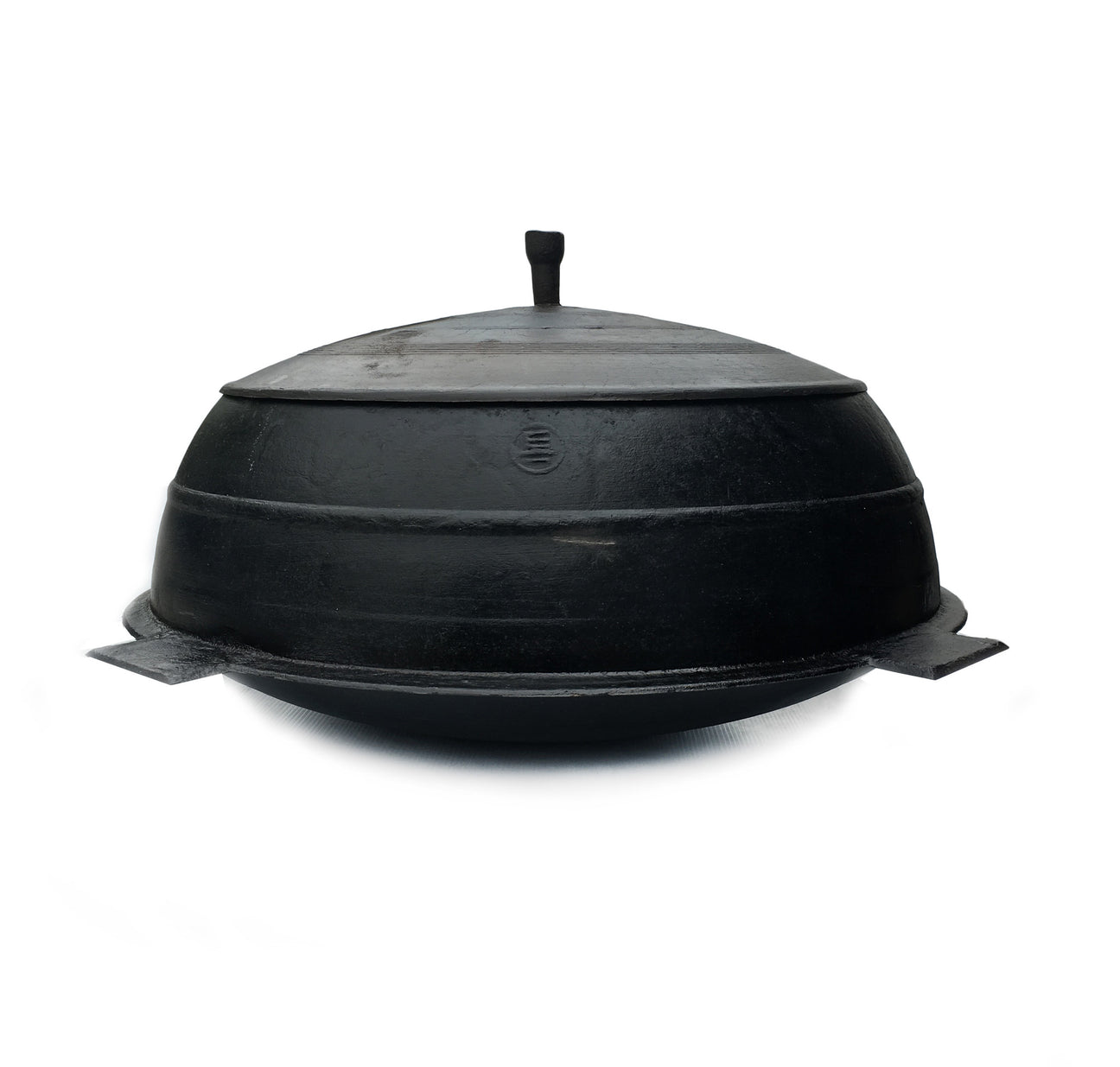 Korean Cast Iron Traditional Cooking Pot with Lid, Gamasot 가마솥 ...