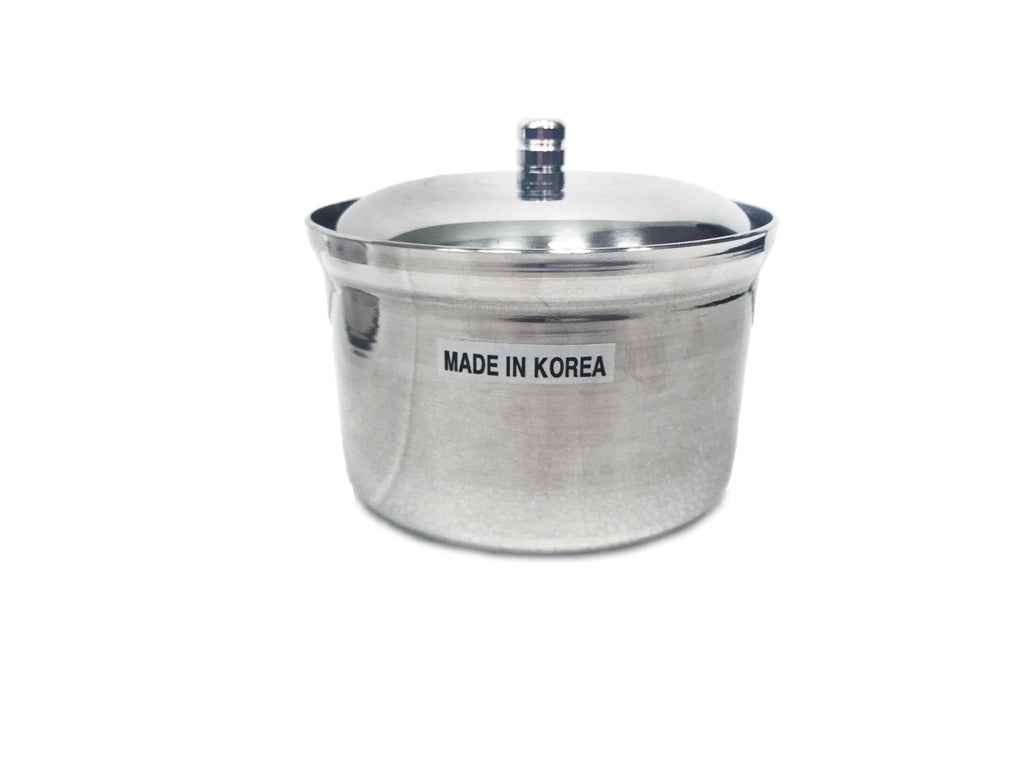 Stainless Steel Condiment Container with Spoon Slot (양념 통), Tabletop - eKitchenary