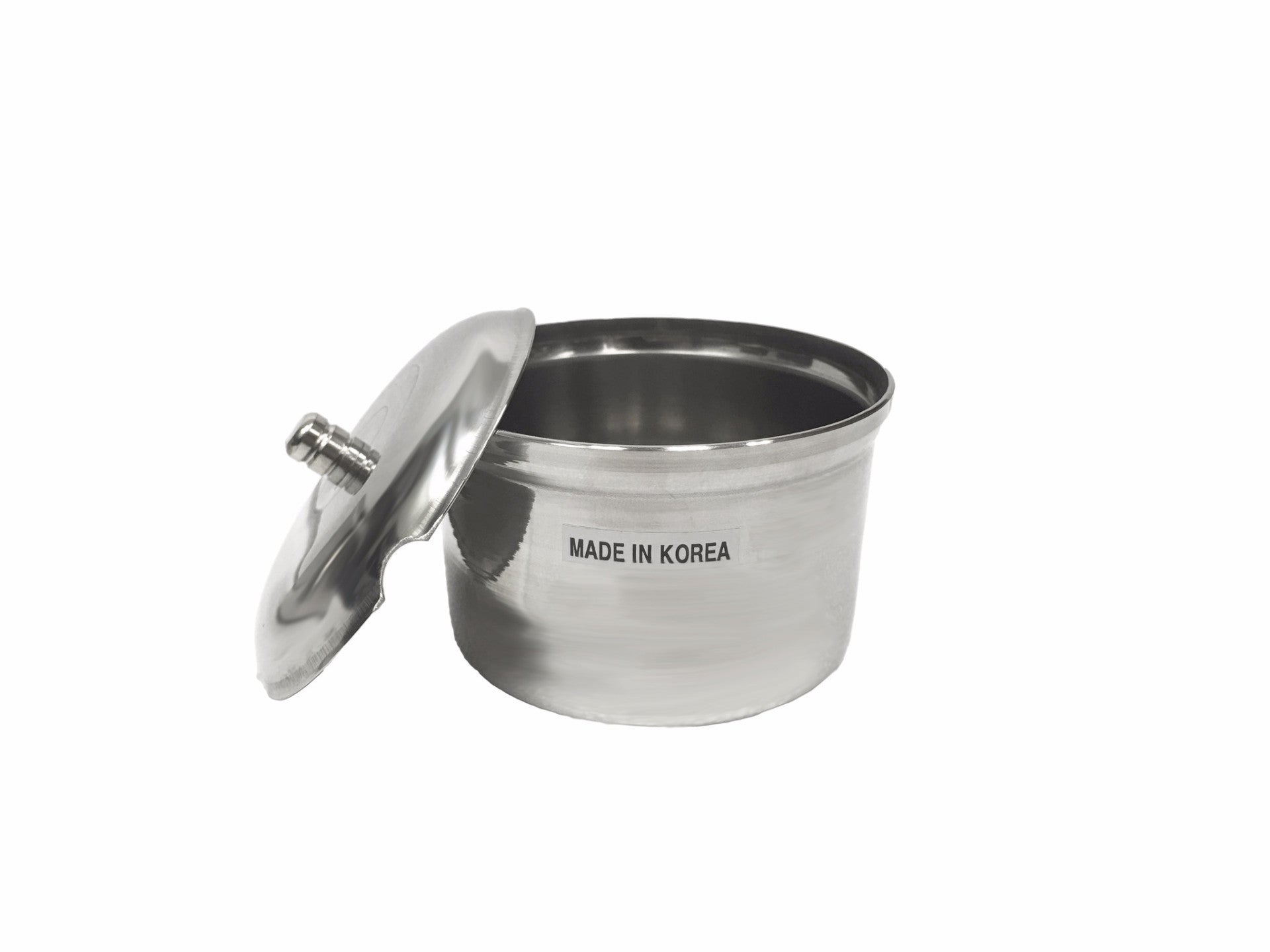 Stainless Steel Condiment Container with Spoon Slot (양념 통), Tabletop - eKitchenary