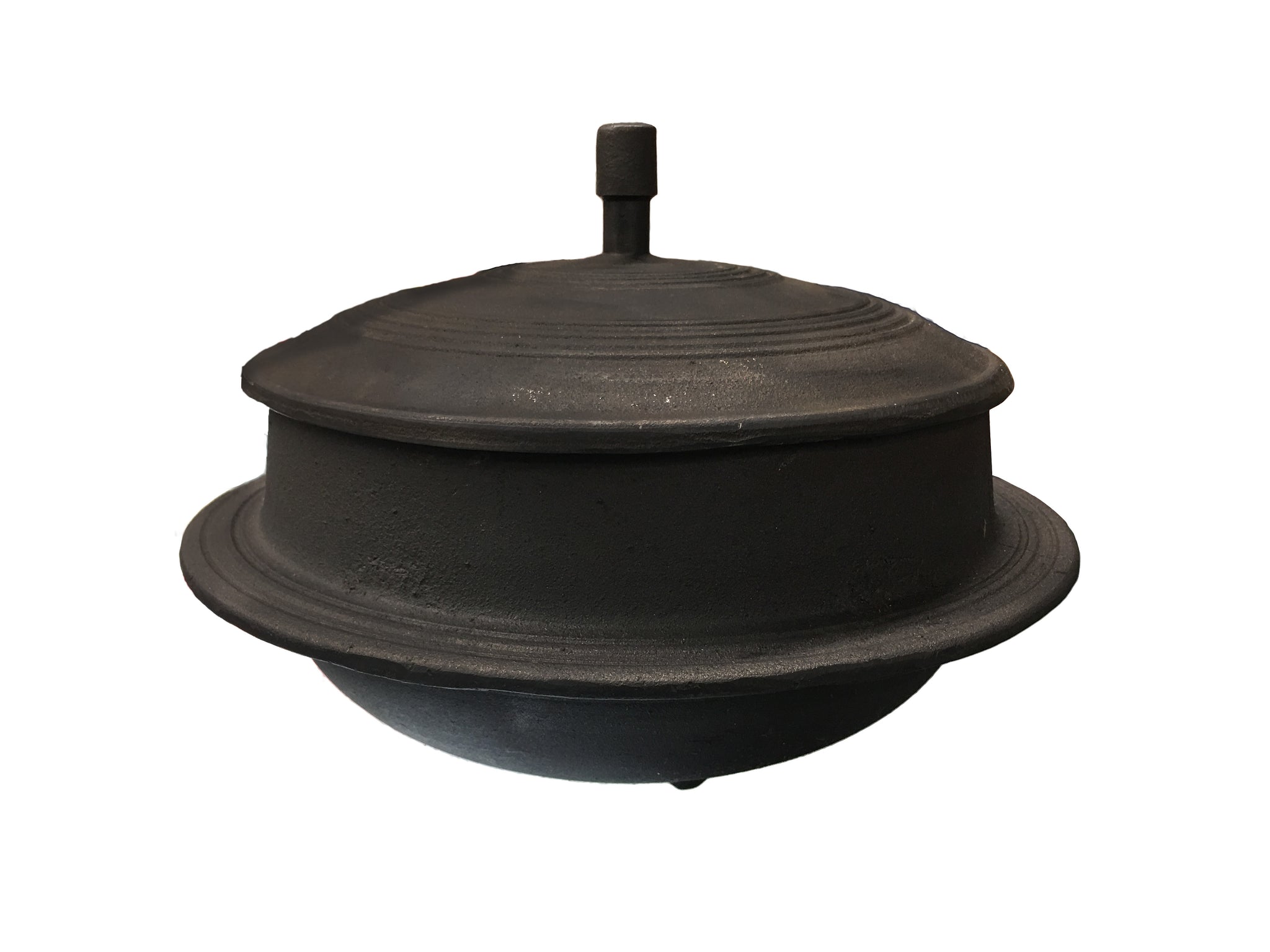 Korean Cast Iron Traditional Cooking Pot with Lid, Gamasot 가마솥