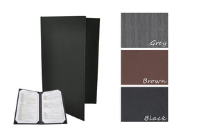 Menu Covers with Corner Pockets (Leather-like), Tabletop - eKitchenary