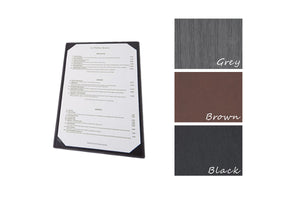 Menu Covers with Corner Pockets (Leather-like), Tabletop - eKitchenary