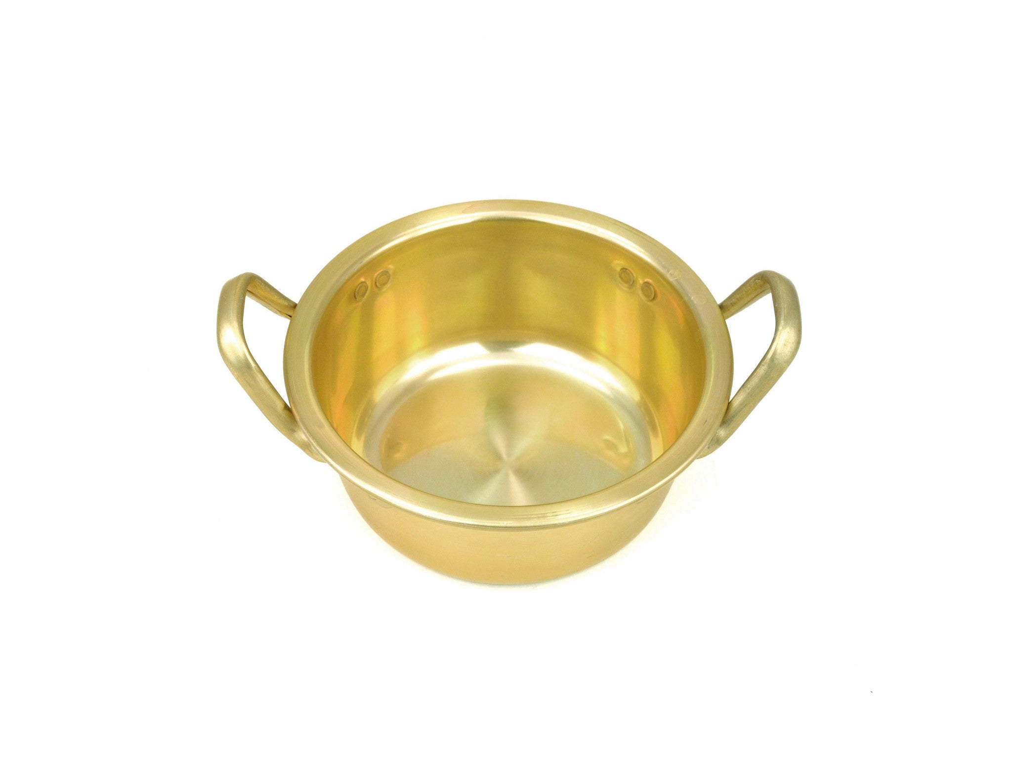 Nickel Plated Yellow Aluminum Korean Pot, High 양은 높은 냄비 – eKitchenary