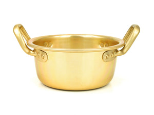 Nickel Plated Yellow Aluminum Korean Pot, High 양은 높은 냄비, Aluminum - eKitchenary