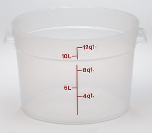 Cambro Round Translucent Container, Food Container - eKitchenary