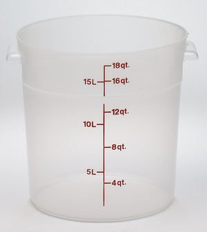 Cambro Round Translucent Container, Food Container - eKitchenary