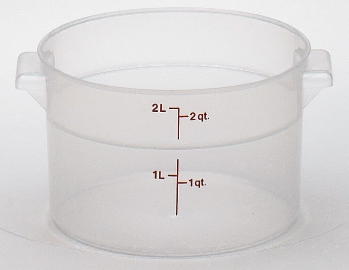 Cambro Round Translucent Container, Food Container - eKitchenary