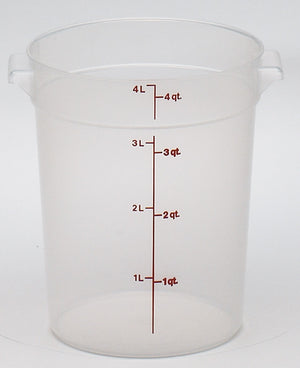 Cambro Round Translucent Container, Food Container - eKitchenary